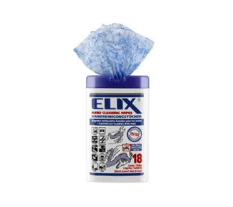 Chusteczki czyszczące Green Clean ELIX (18szt.) Do mycia rąk i narzędzi