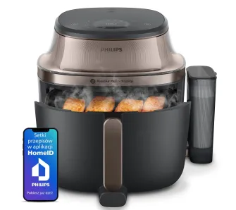 Air fryer Philips Ovi Ultra NA547/07 2000W 7,2l Aplikacja mobilna Gotowanie na parze