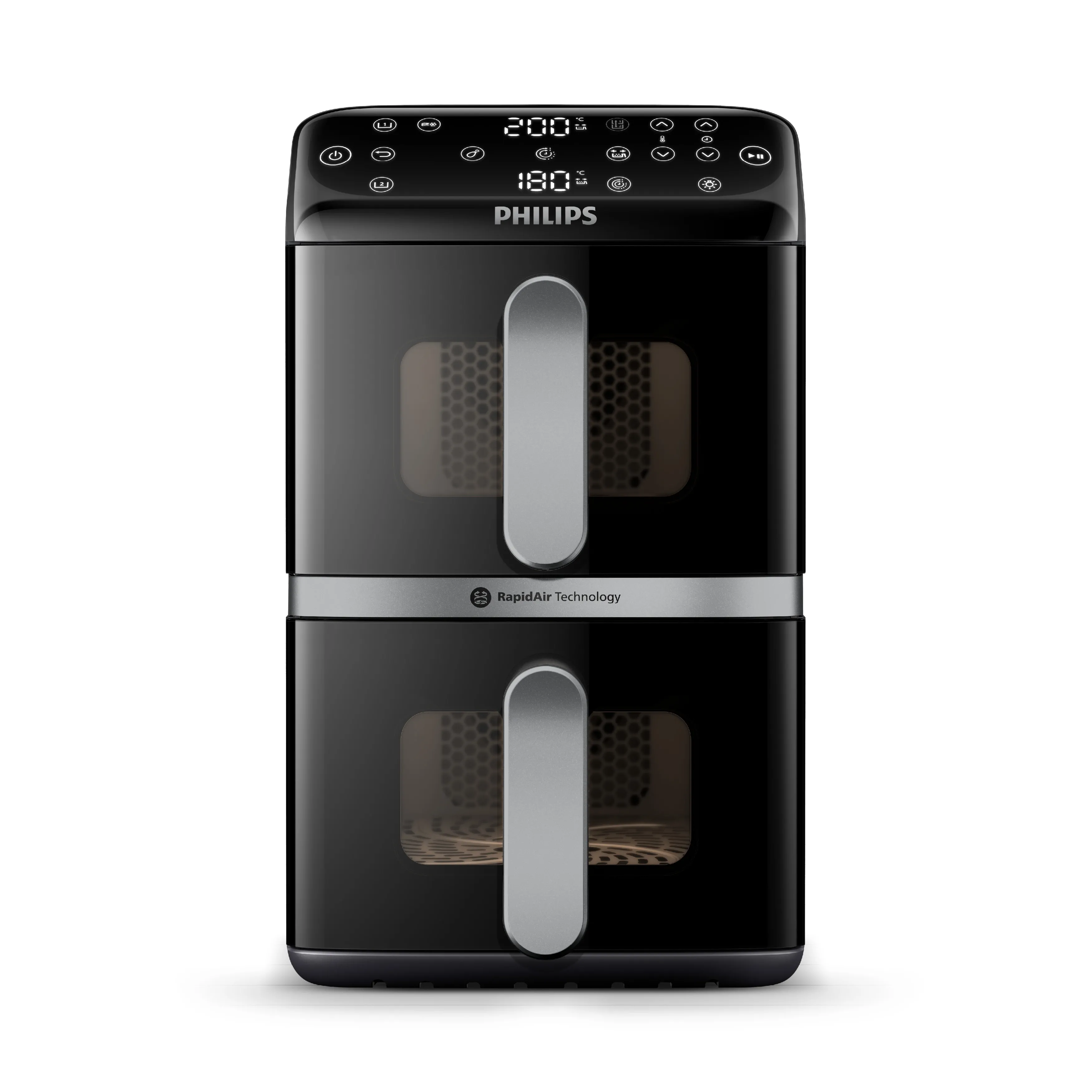 Air fryer Philips Ovi Dual Basket NA461/00 2750W 10l Aplikacja mobilna