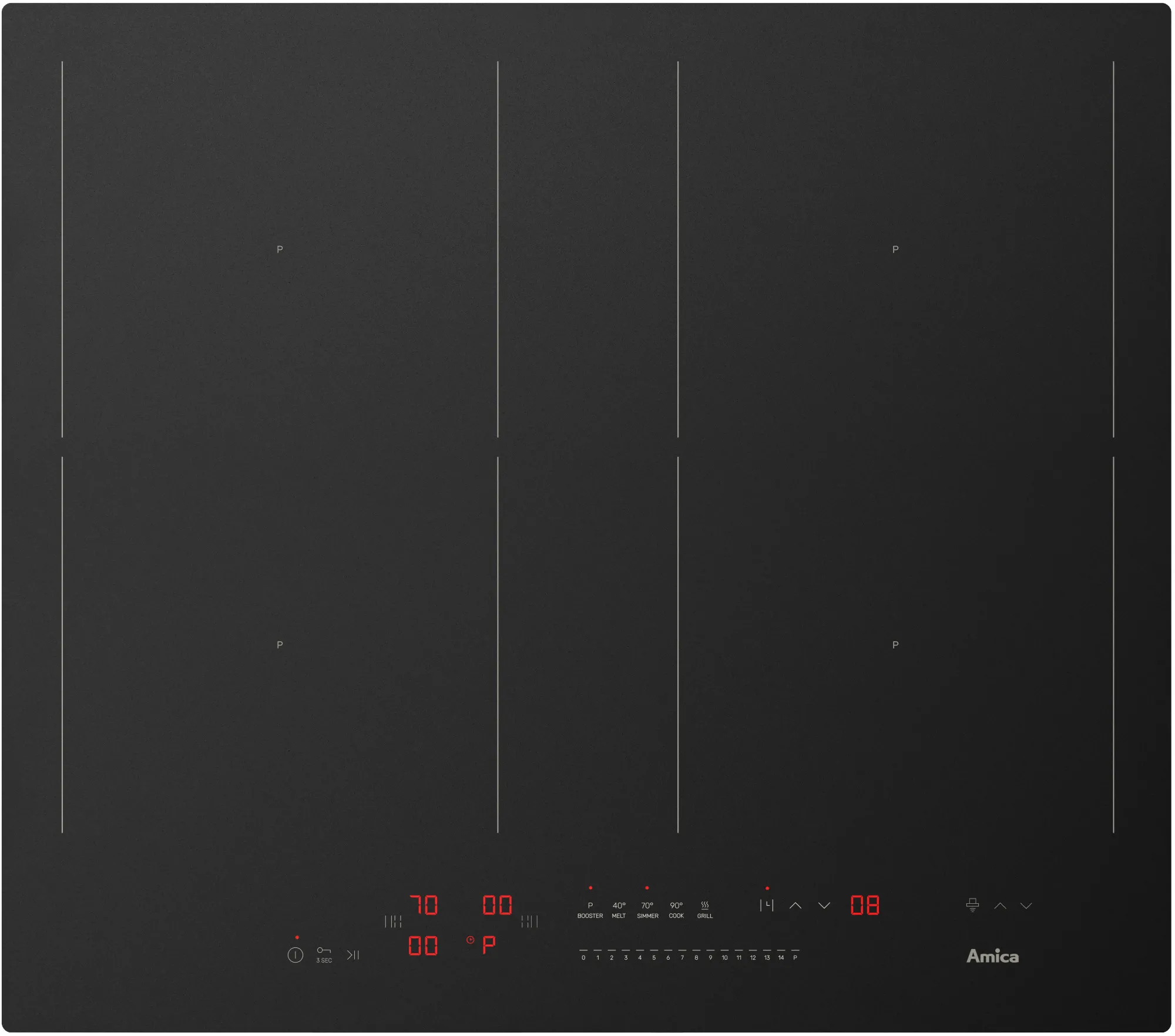 Płyta indukcyjna Amica PIE6542PHTSUNHC 3.0 BL MATT 59,2cm