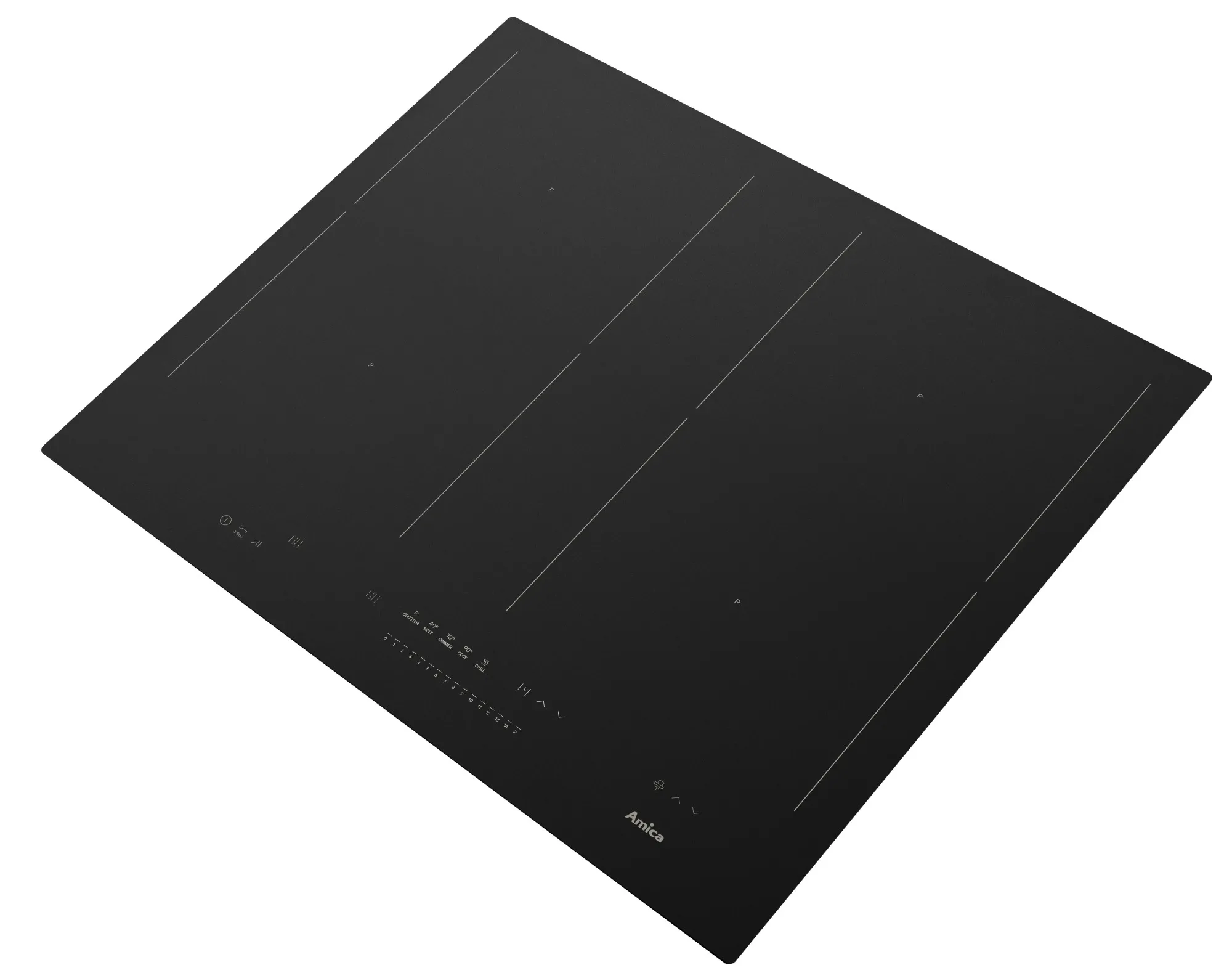 фото Индукционная варочная поверхность Amica PIE6542PHTSUNHC 3.0 BL Matt 2