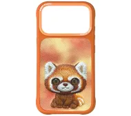 Nimmy Big Eyed Pet 2.0 Raccoon do iPhone 17 Pro Pomarańczowy