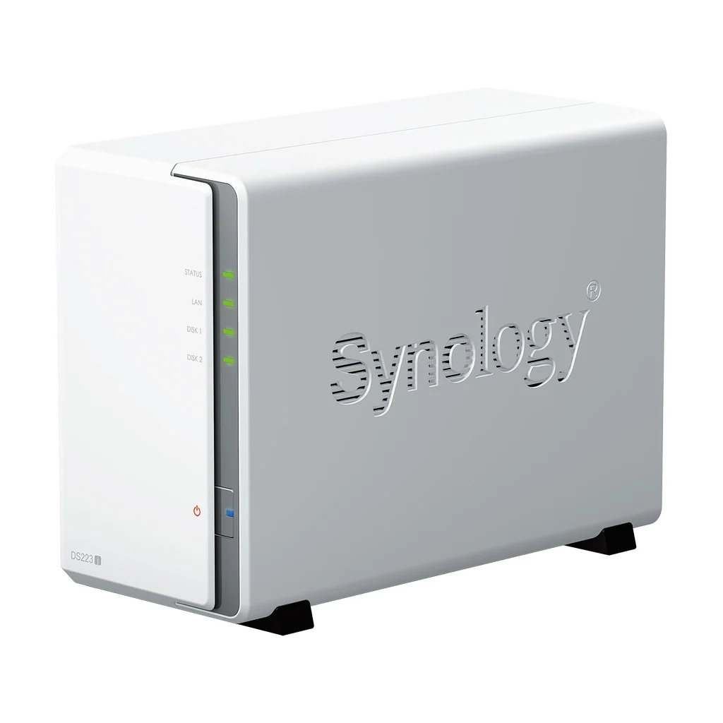 Dysk sieciowy Synology DS223j Biały