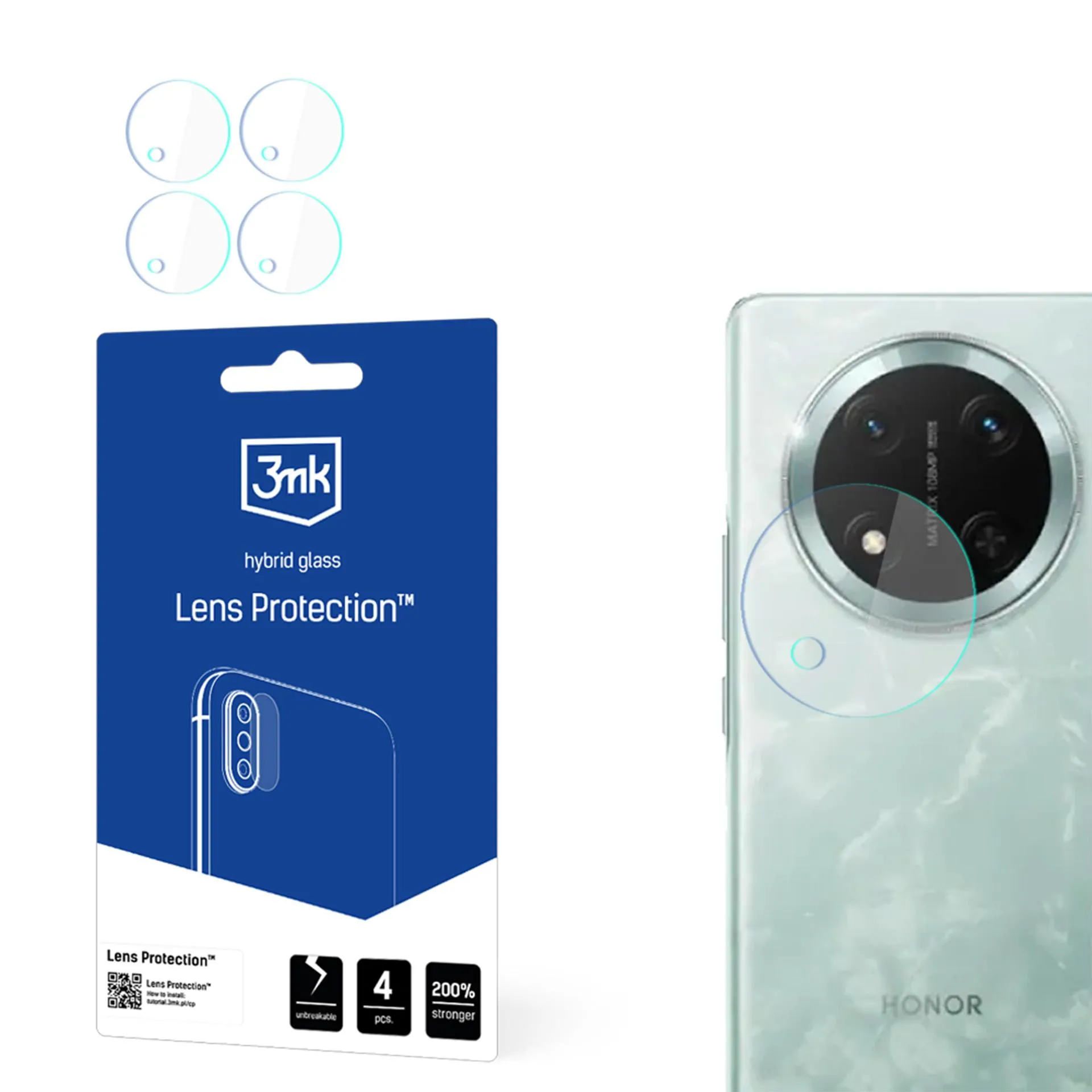 Szkło hybrydowe 3mk Lens Protection do Honor Magic7 Lite