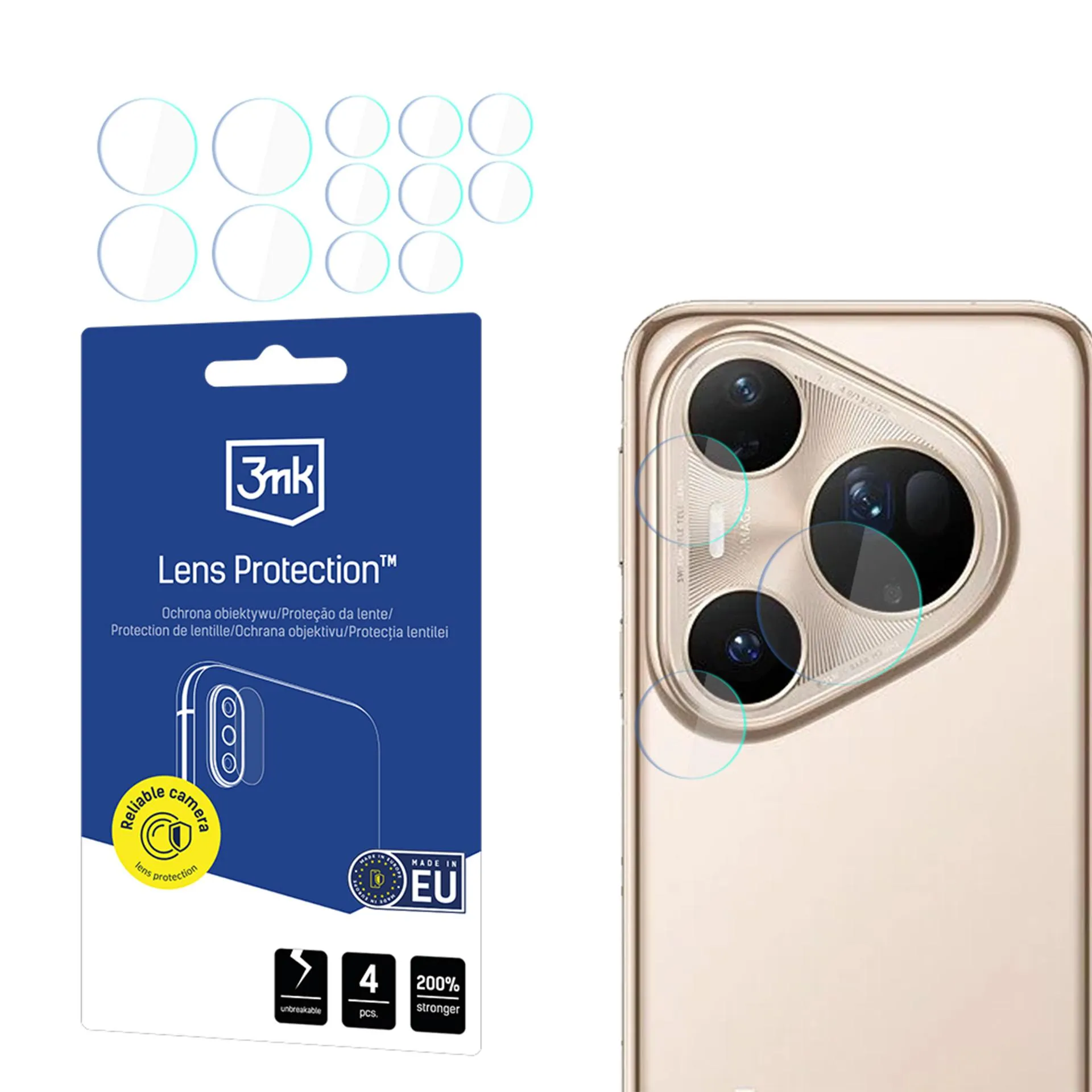 Szkło hybrydowe 3mk Lens Protection do Huawei Pura 80 Ultra