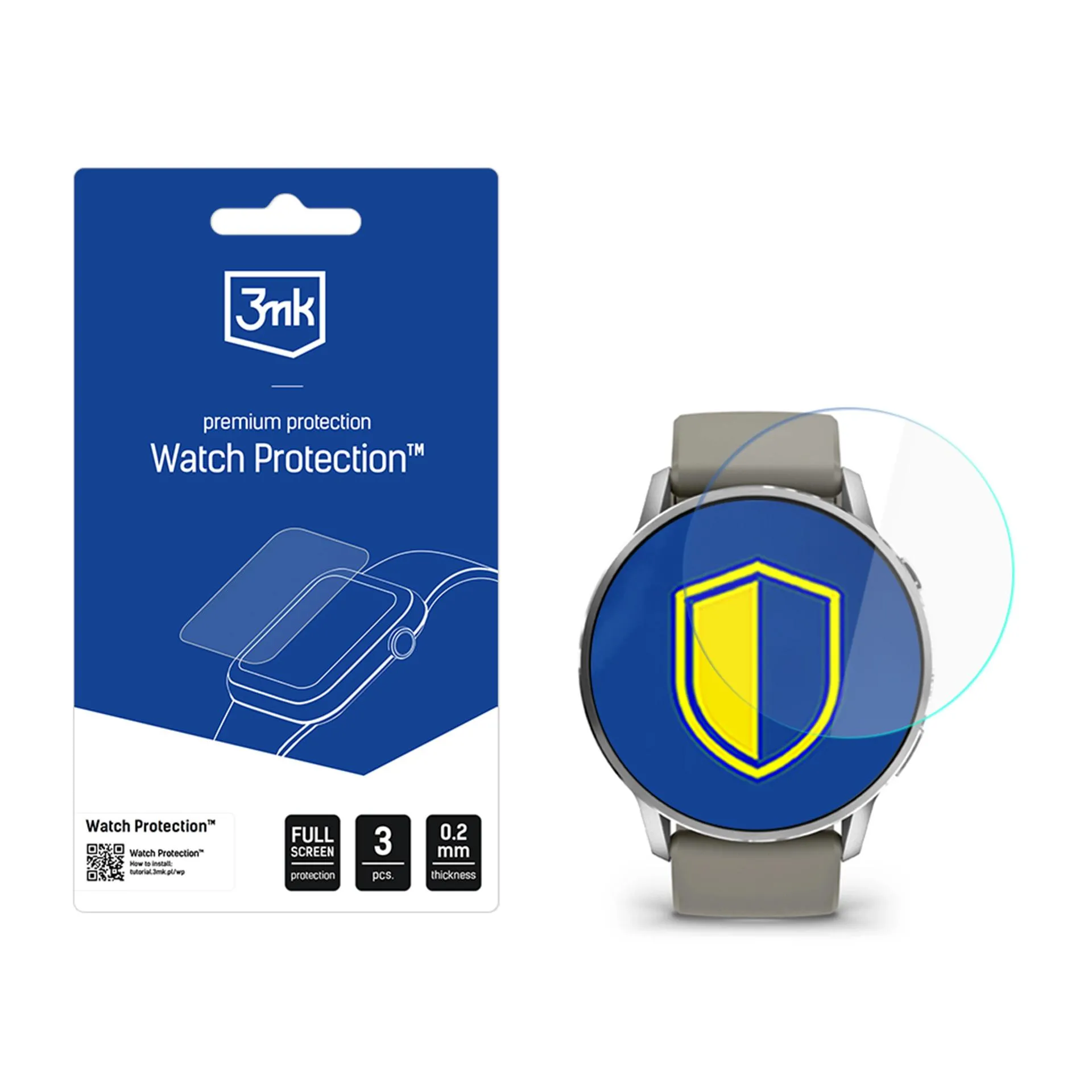 Folia ochronna 3mk Watch Protection ARC do Garmin Venu 4 45mm