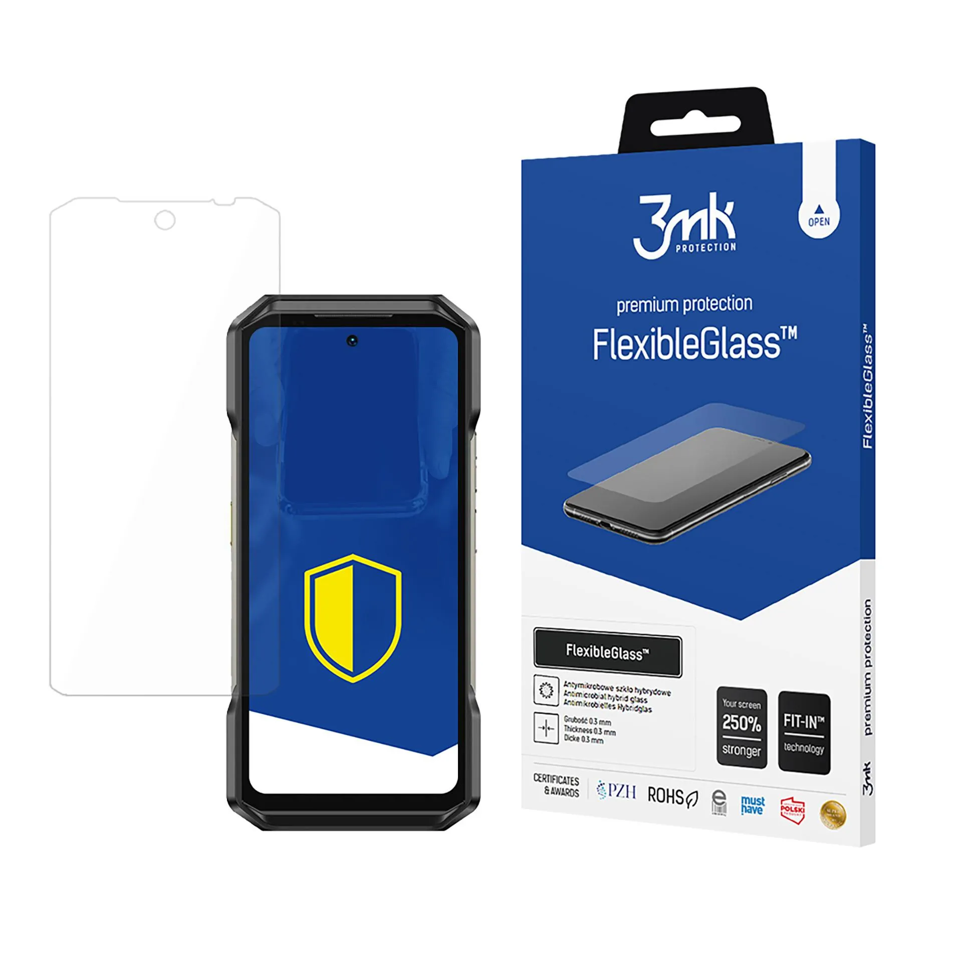 Szkło hybrydowe 3mk FlexibleGlass do Ulefone Armor 27/27 Pro/27T/27T Pro