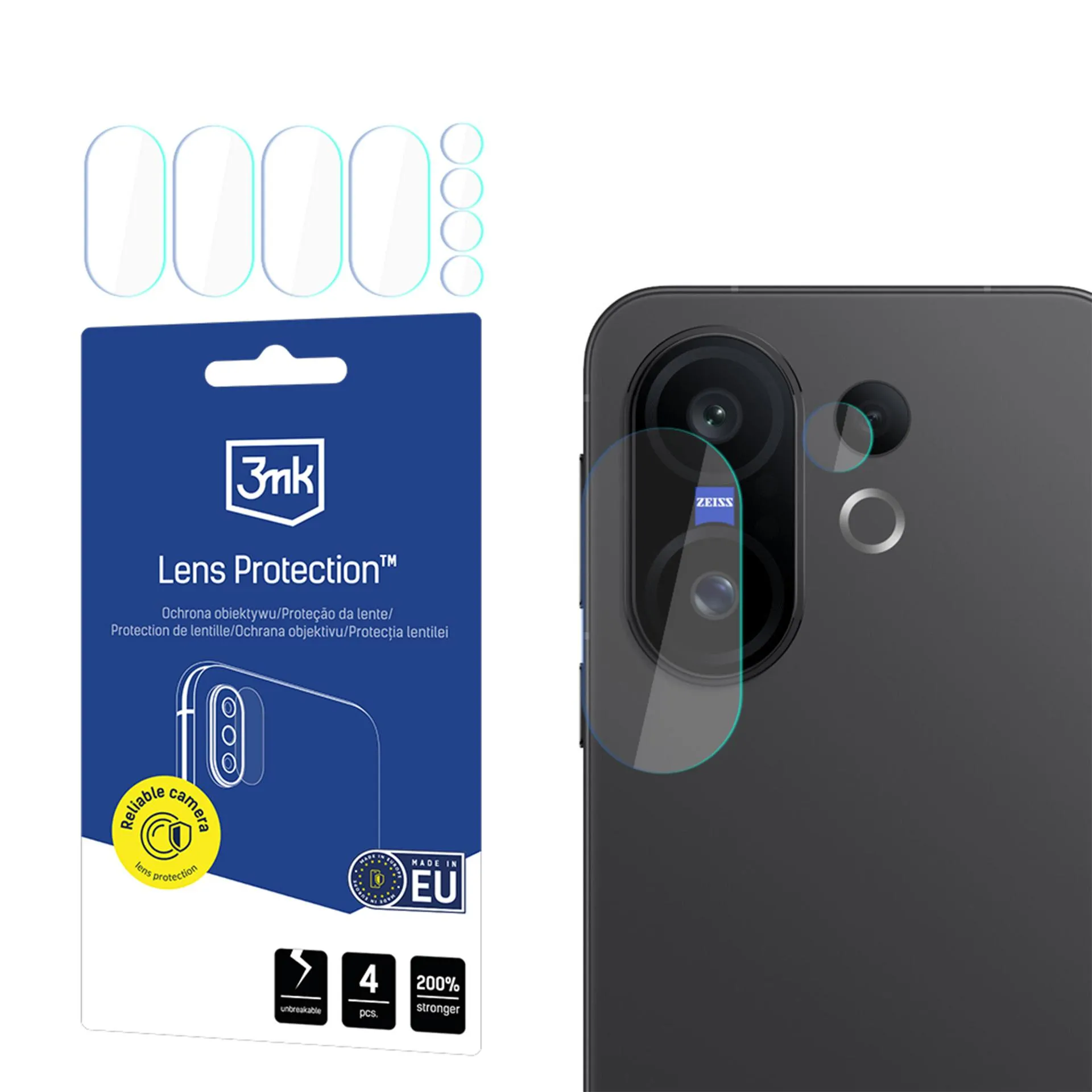 Szkło hybrydowe 3mk Lens Protection do Vivo X200 FE