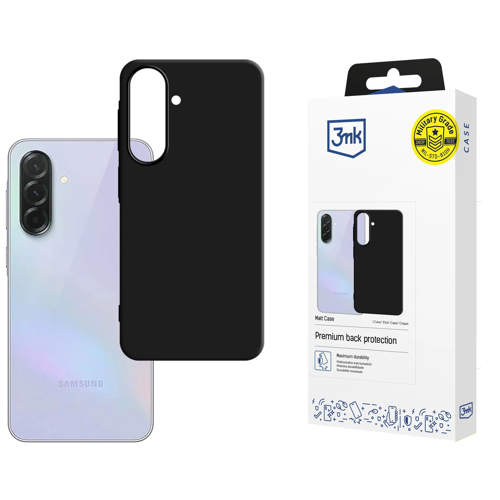 Etui 3mk Matt Case do Samsung Galaxy A37 Czarny