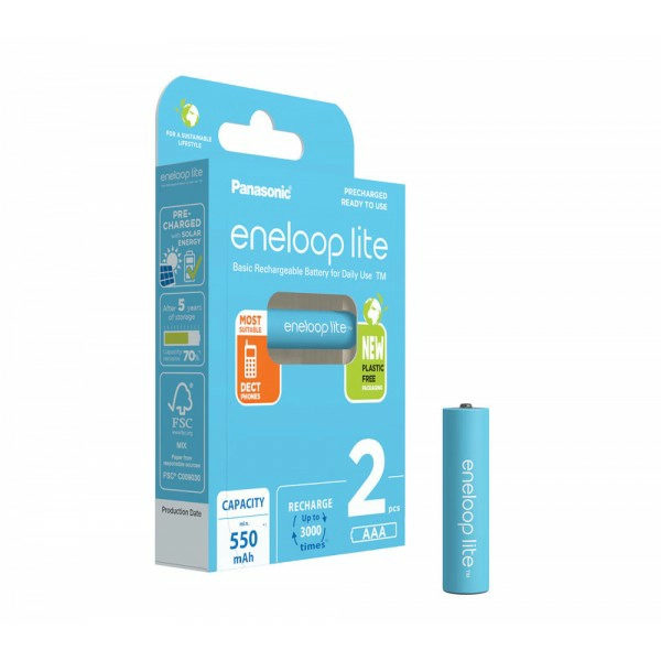 Akumulator Panasonic Eneloop Lite AAA 550mAh  2szt.