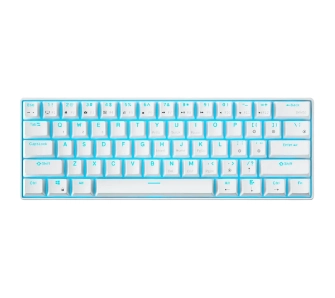 Klawiatura mechaniczna Royal Kludge RK-61 Red Switch Biały