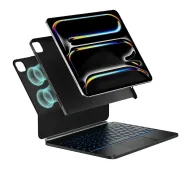 Typecase Edge z klawiaturą do iPad Pro 13" M4 2024/M5 2025 Czarny