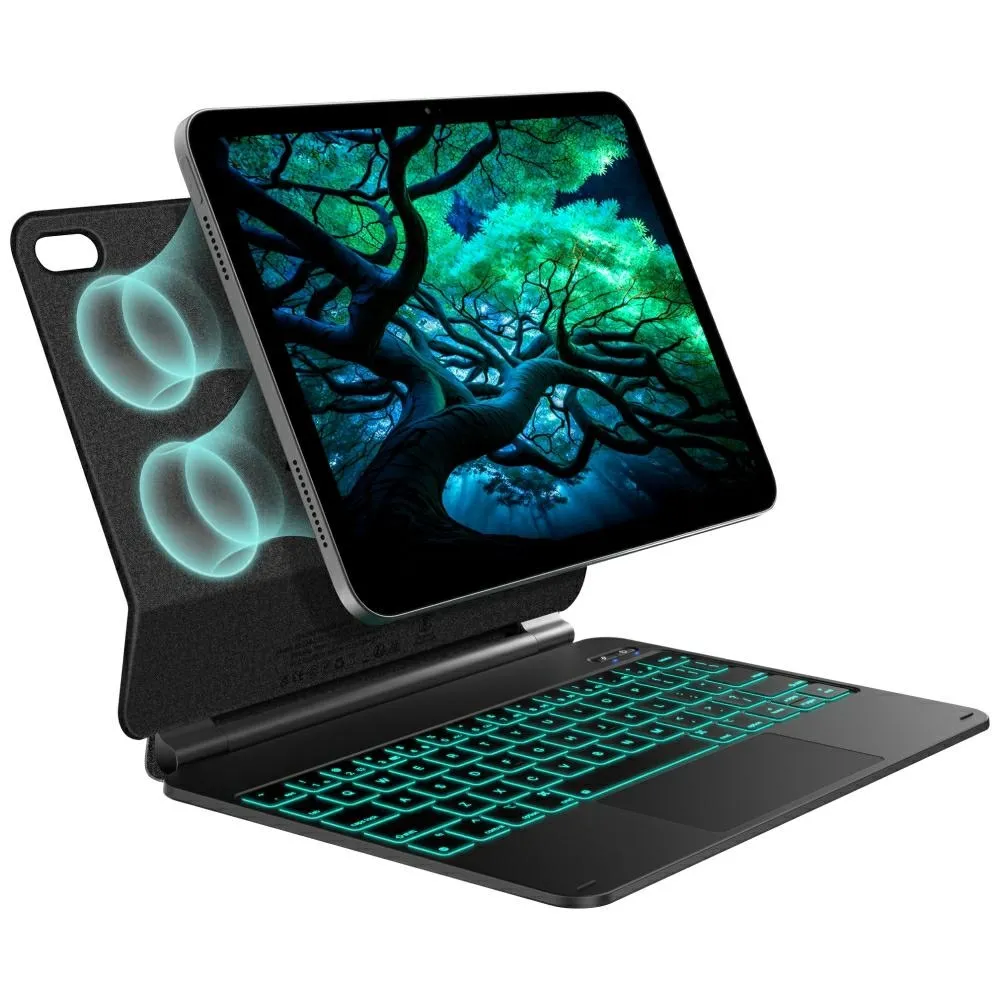 Typecase Edge z klawiaturą do iPad 11" (A16) 2025 / iPad 10.9" 2022 Czarny