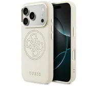 Guess Perforated 4G MagSafe do iPhone 17 Pro Max Beżowy