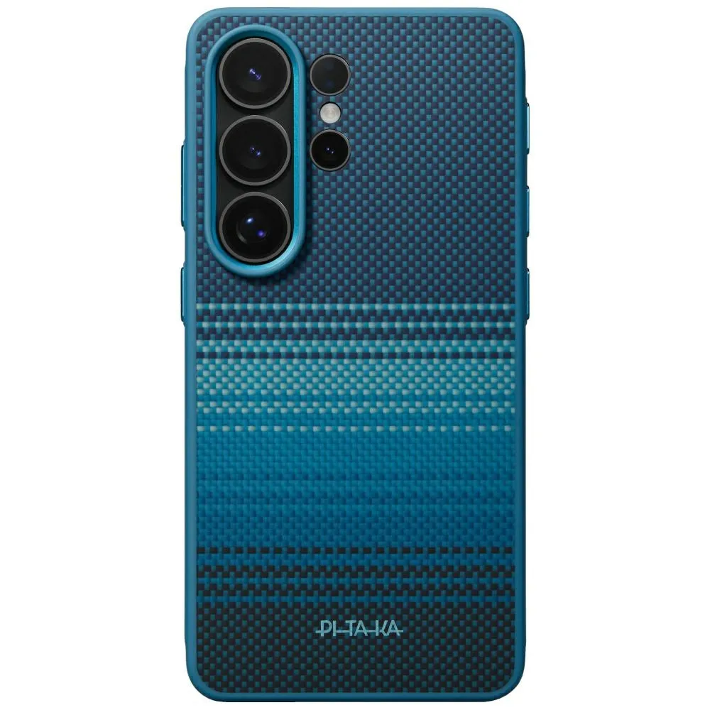 Etui Pitaka Cairn Case MagSafe do Galaxy S26 Ultra Niebieski