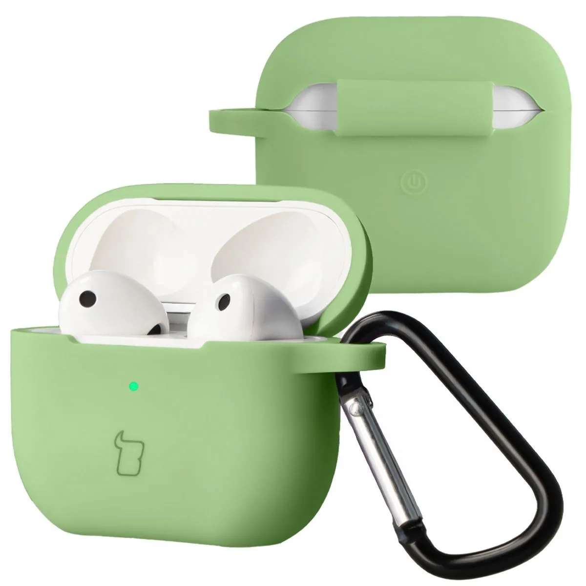 Etui na słuchawki Bizon Case Headphone Silicone do AirPods 3 Zielony