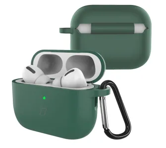 Etui na słuchawki Bizon Case Headphone Silicone do AirPods Pro 3 Ciemnozielony