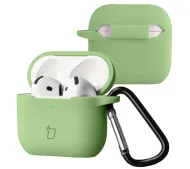 Bizon Case Headphone Silicone do Airpods 4 Zielony