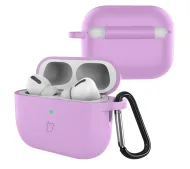 Bizon Case Headphone Silicone do AirPods Pro 3 Jasnofioletowy