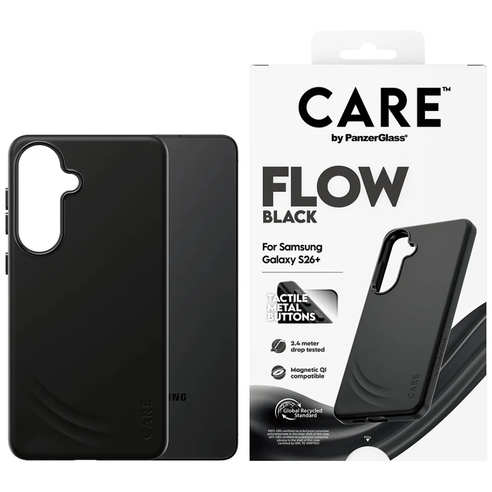 Etui PanzerGlass Flow Qi do Galaxy S26+ Czarny