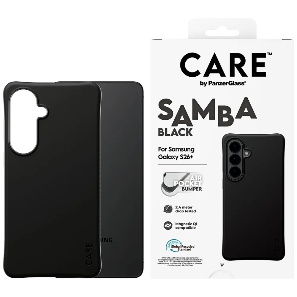 Etui PanzerGlass Samba Qi do Galaxy S26+ Czarny