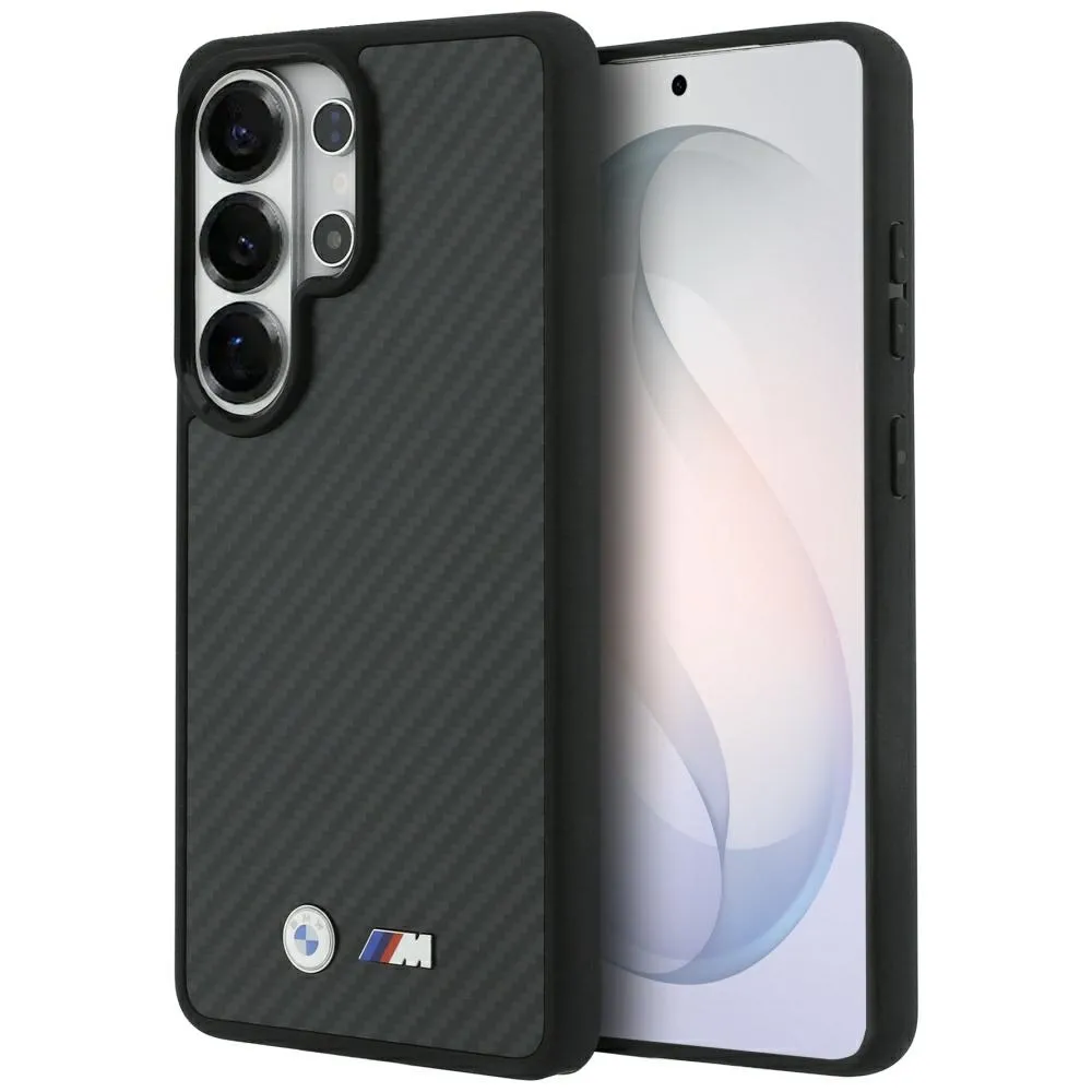 Etui BMW M Kevlar Logo MagSafe do Galaxy S26 Ultra Czarny