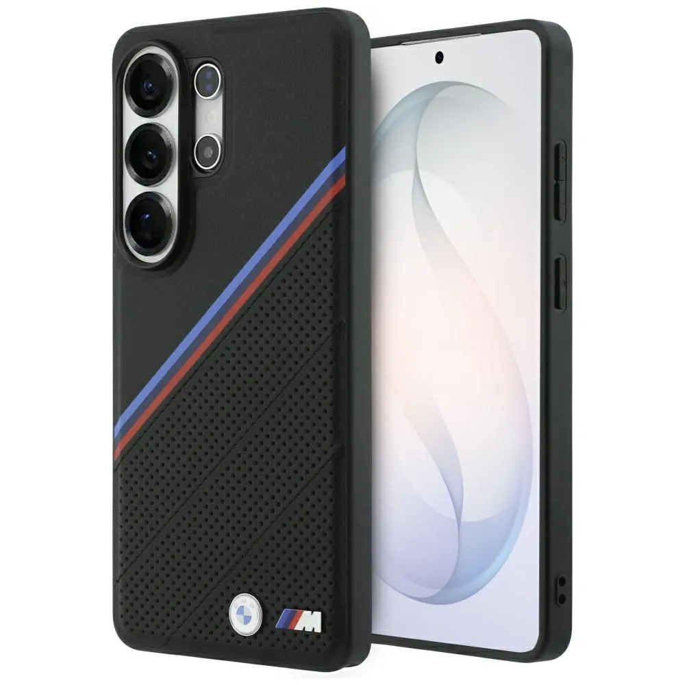 Etui BMW Tricolor Metal Logo MagSafe do Galaxy S26 Ultra Czarny