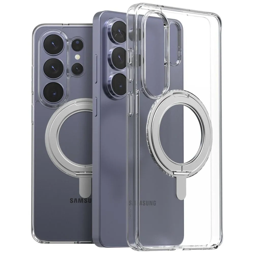 Etui Araree Duple M Stand MagSafe do Galaxy S26 Ultra Przezroczysty