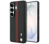 BMW Perforated Stripe Logo MagSafe do Galaxy S26 Ultra Czerwony
