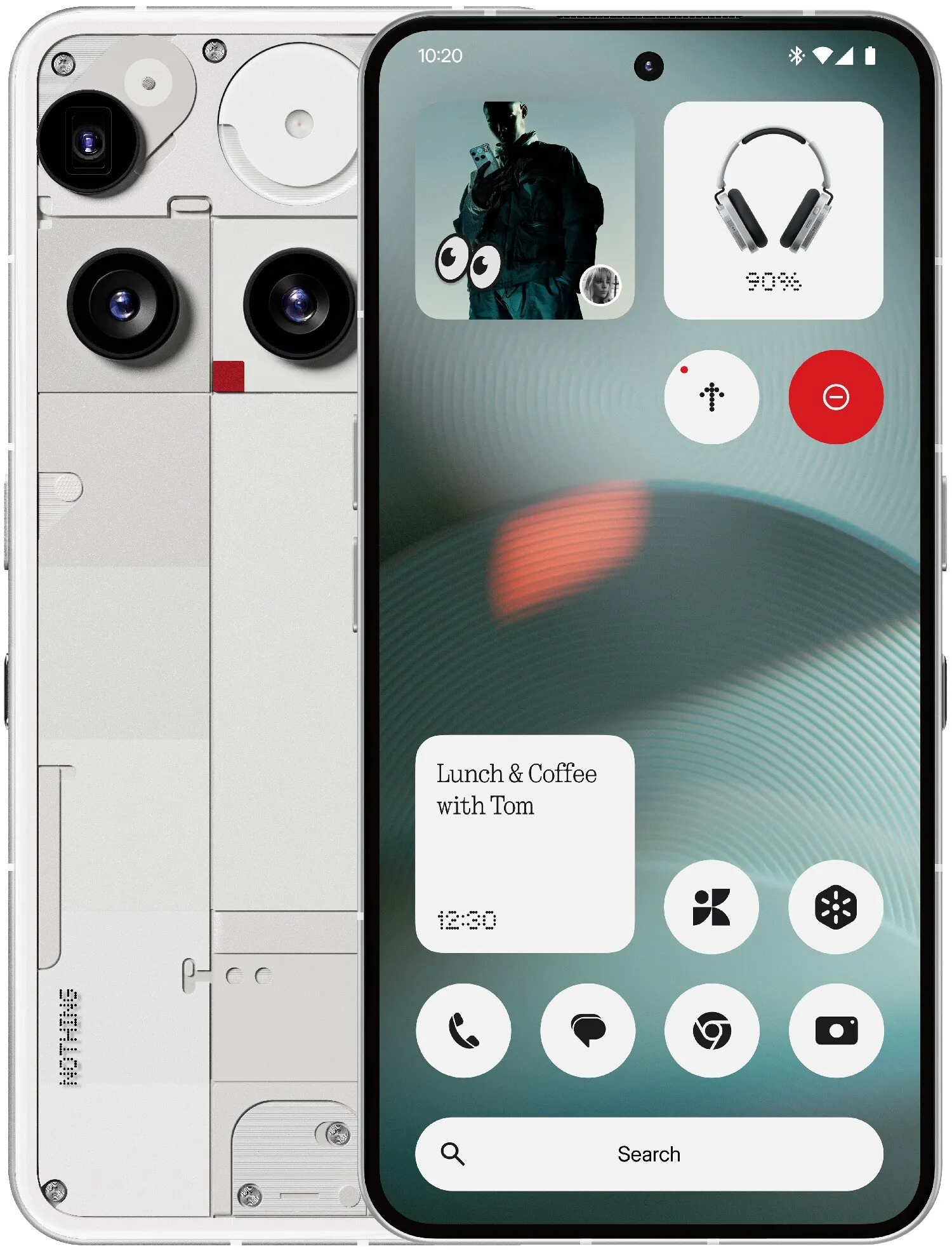 Nothing Phone 3 5G 12/256GB 6,67" 120Hz 50Mpix Biały