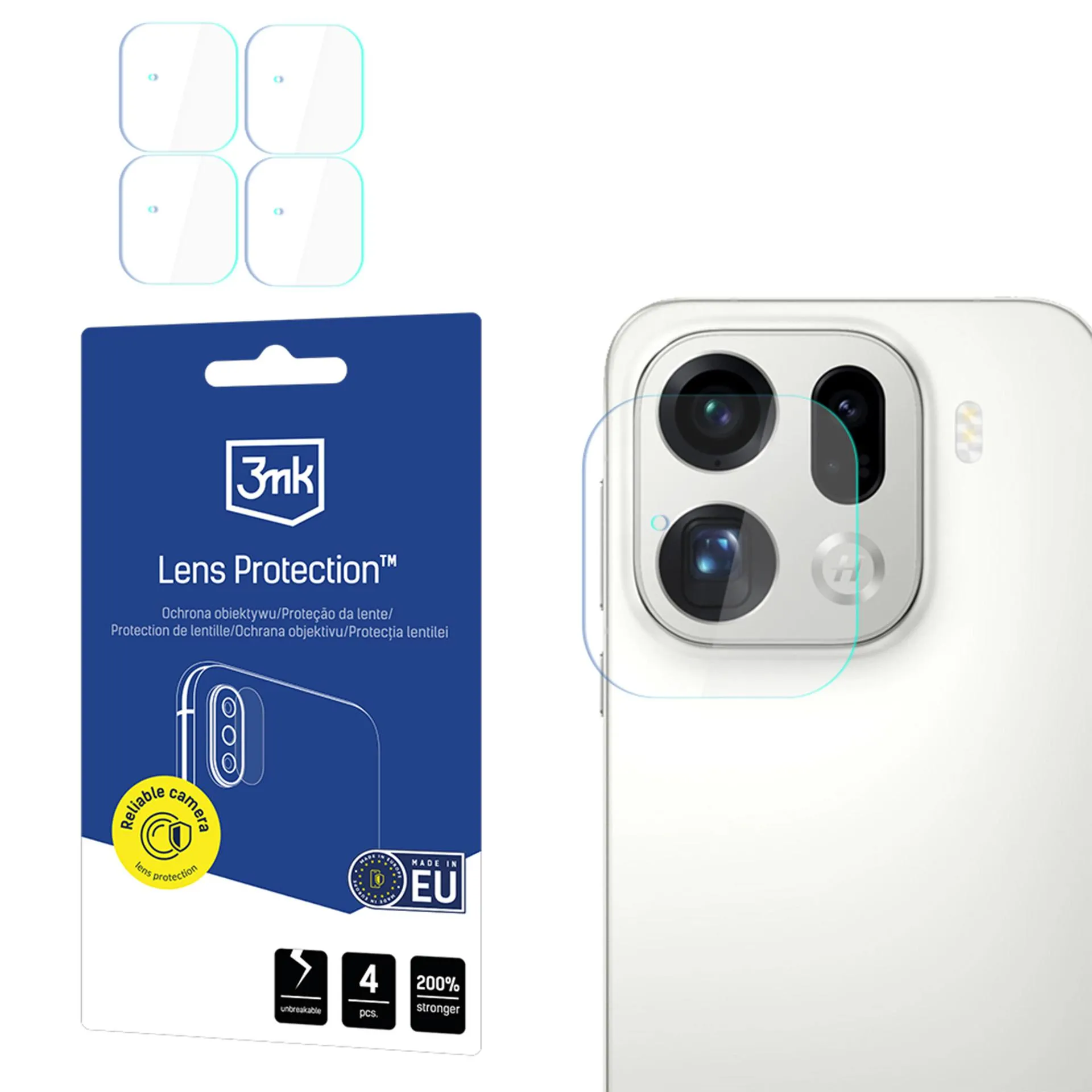 Szkło hybrydowe 3mk Lens Protection do Oppo Find X9 Pro