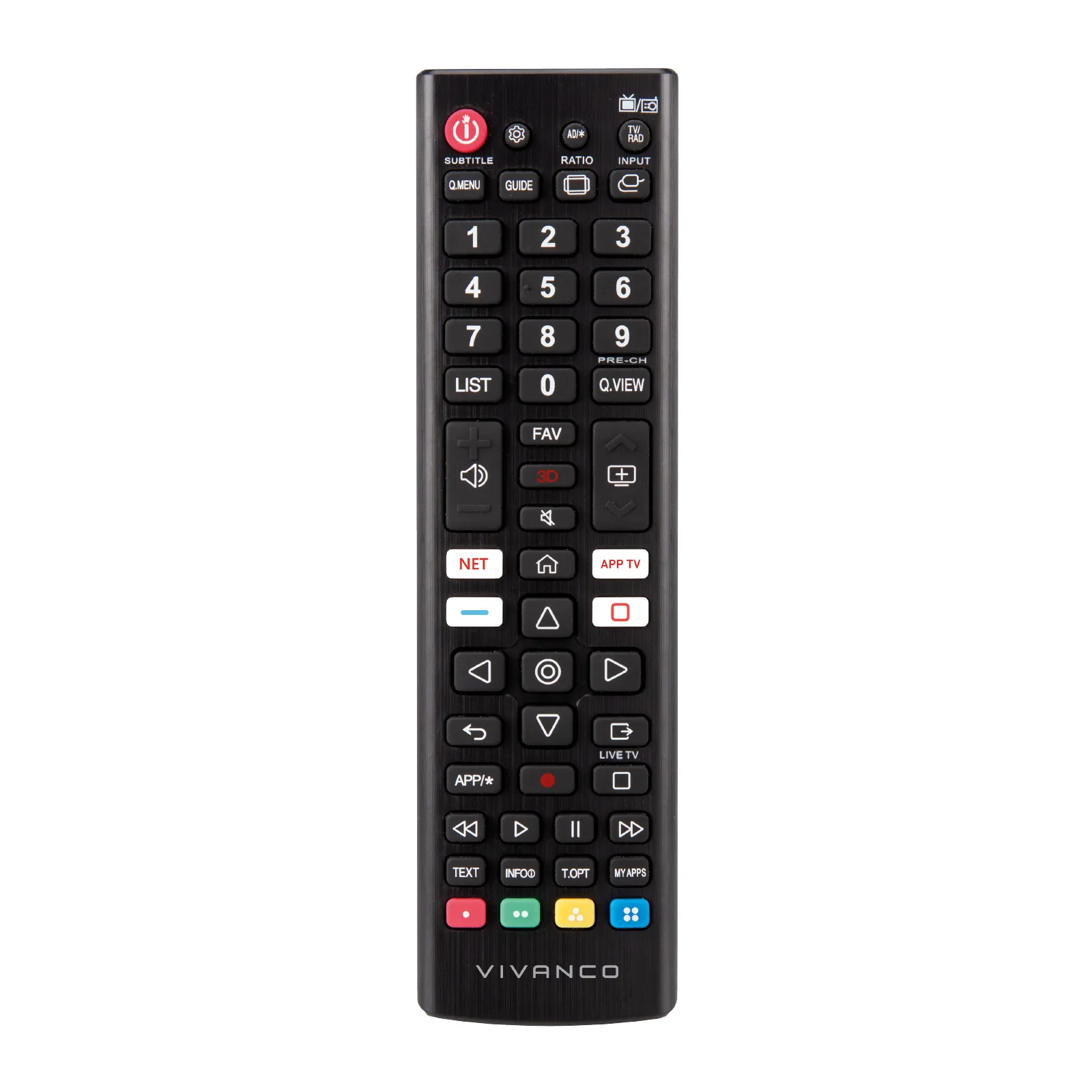 Pilot Vivanco VVREMOTELGK do TV LG