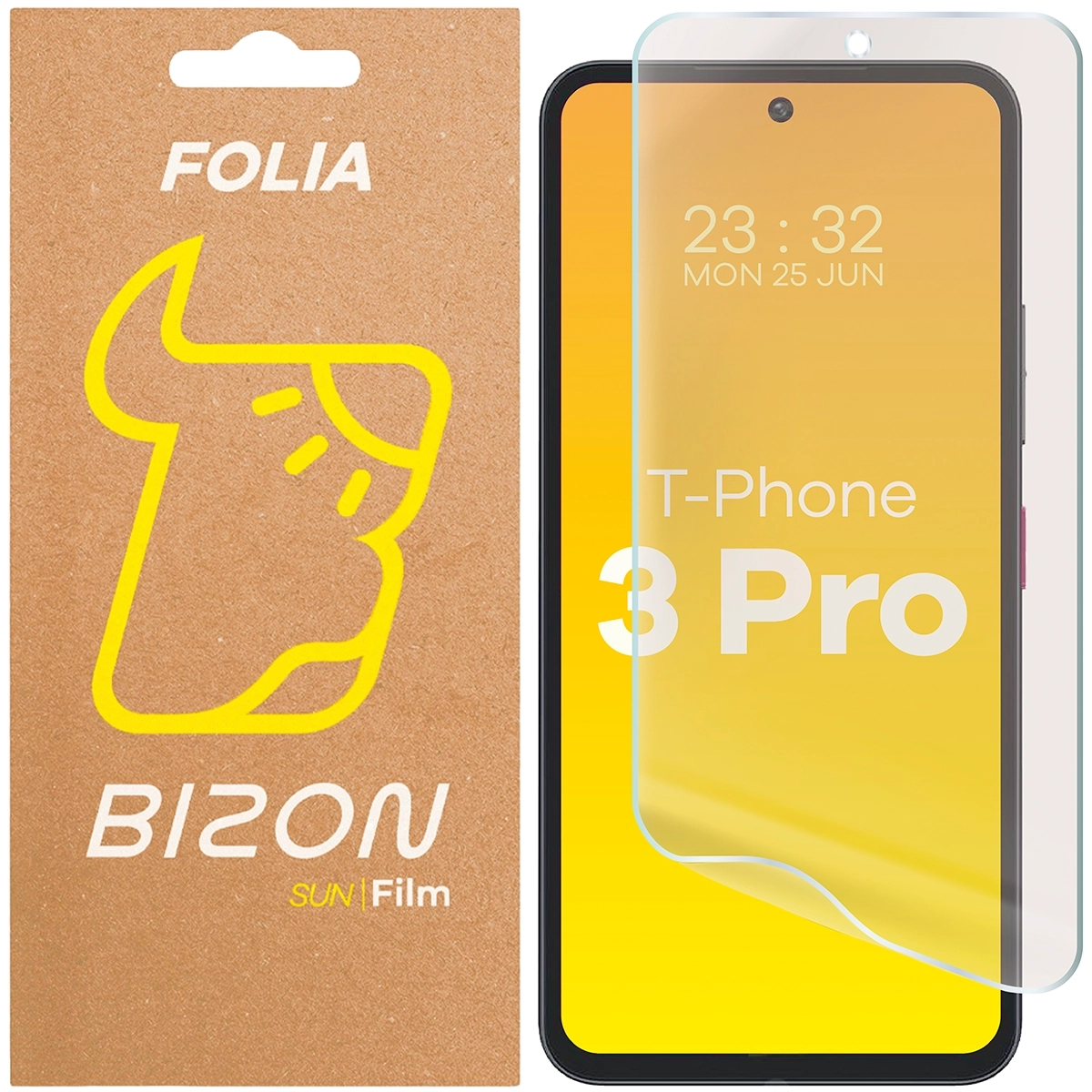 Folia ochronna Bizon matowa Film Sun do T Phone 3 Pro