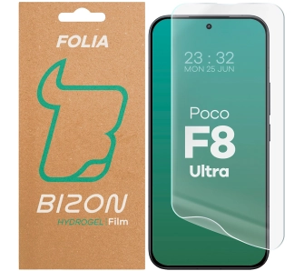 Folia hydrożelowa Bizon na ekran Film Hydrogel Front do Xiaomi POCO F8 Ultra