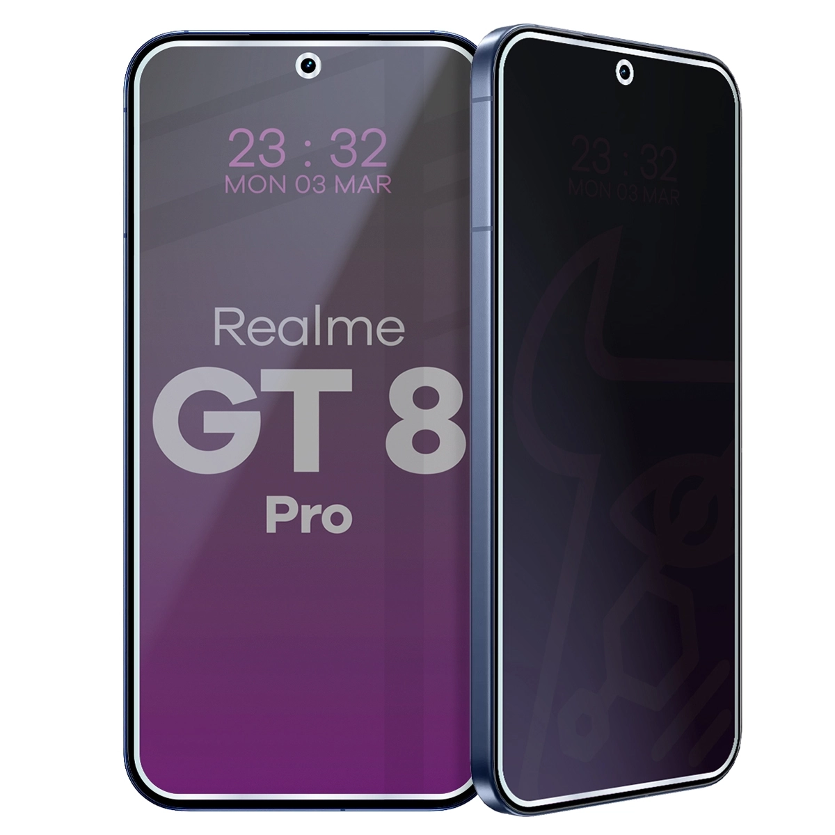 Szkło hybrydowe Bizon prywatyzujące Glass Mule Shadow do Realme GT 8 Pro