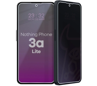 Szkło hybrydowe Bizon prywatyzujące Glass Mule Shadow do Nothing Phone (3a) Lite