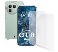 Bizon Case Clear Pack do Realme GT 8 Pro Przezroczysty