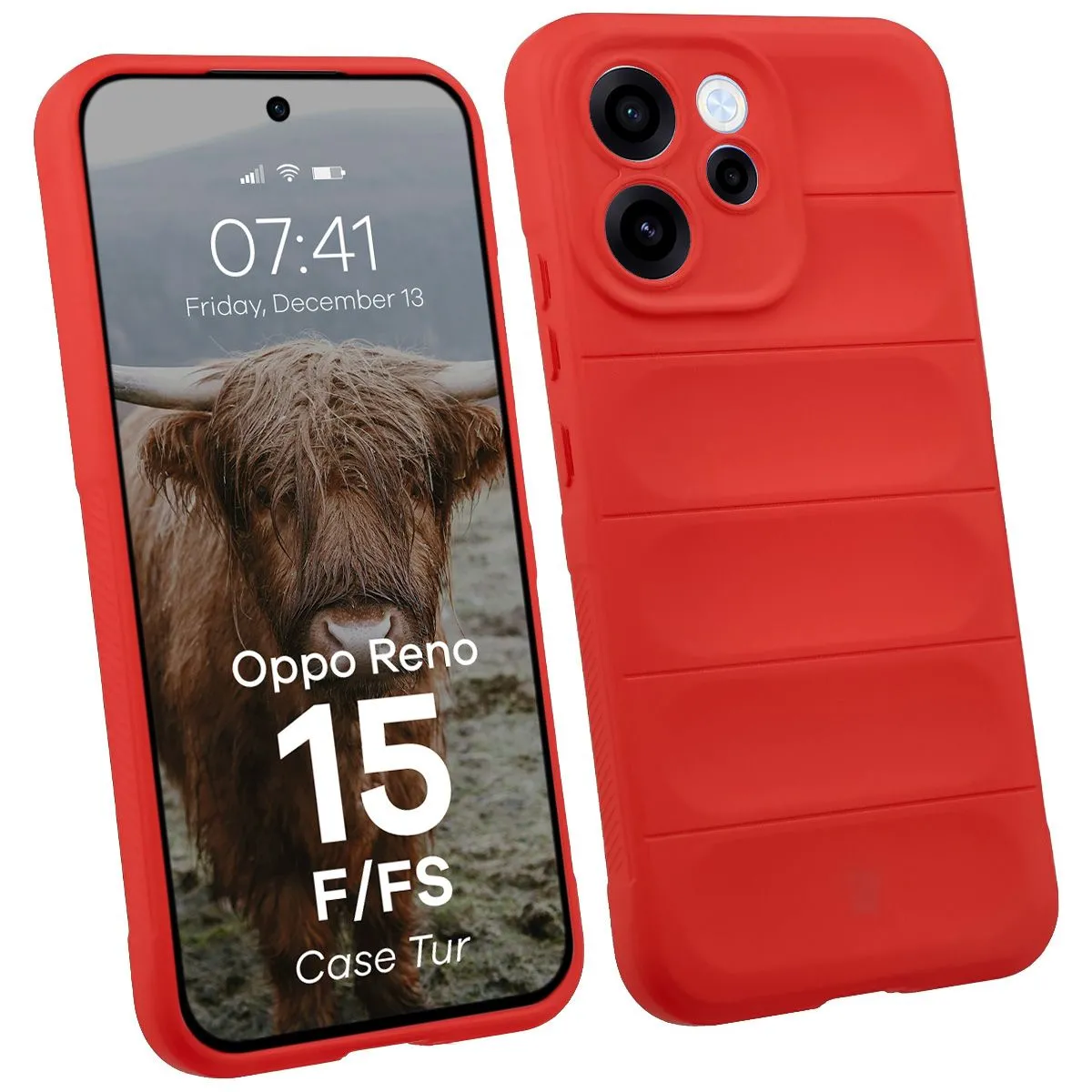 Bizon Tur do Oppo Reno 15 F / Oppo Reno 15 FS Czerwony