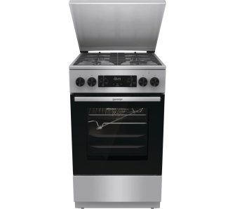 Kuchnia gazowo-elektryczna Gorenje G600 GKS5C71XF Termoobieg Rożen Grill