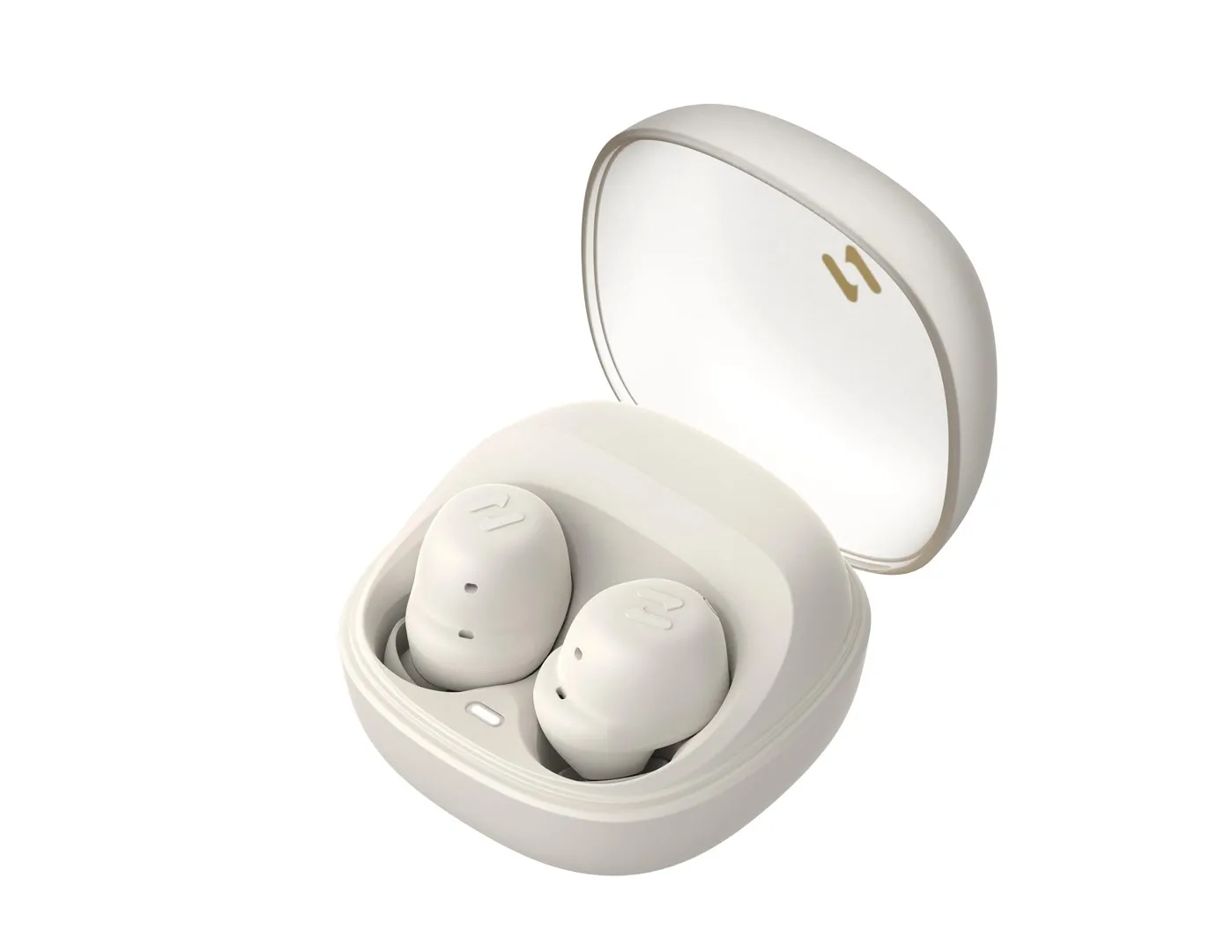 Słuchawki bezprzewodowe Havit TW969 Dokanałowe Bluetooth 5.3 Beżowy