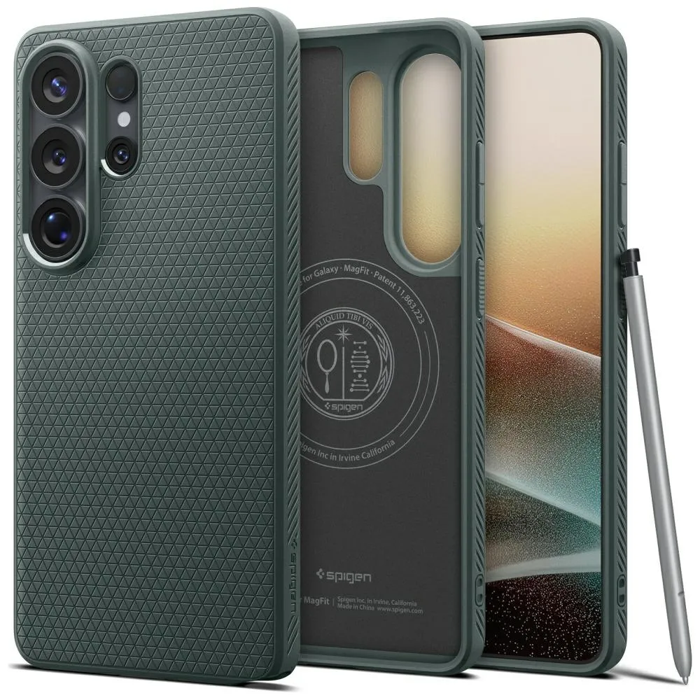 Etui Spigen Liquid Air Mag do Galaxy S26 Ultra Zielony