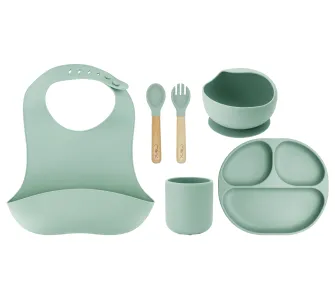 Zestaw do karmienia MoMi Ami Zielony