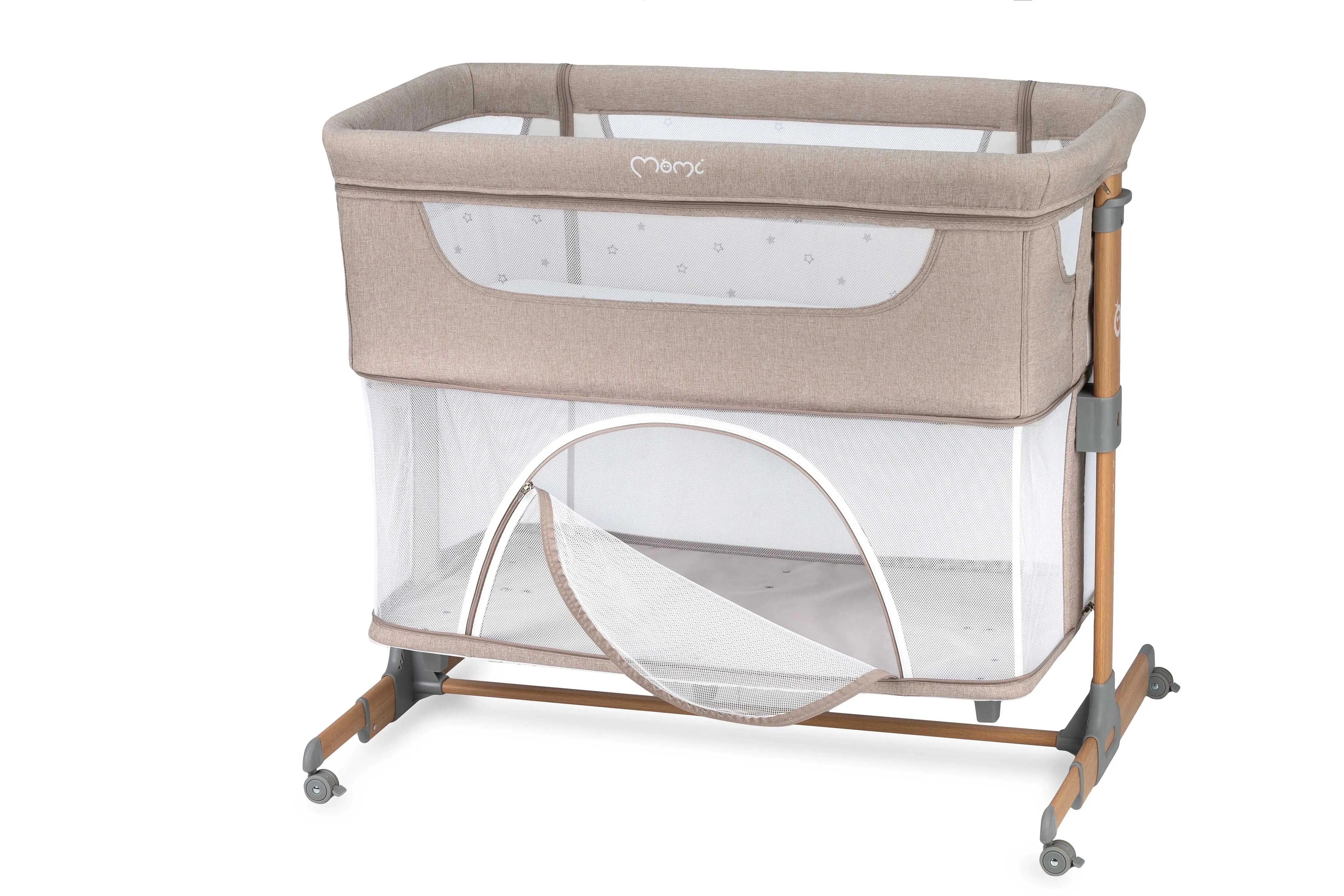 Łóżeczko dostawne MoMi Smart Bed 4w1 Beżowy