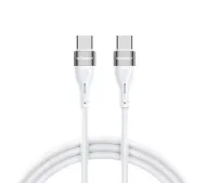 Wozinsky WSTCC1 PD 65W USB-C do USB-C 1m Biały