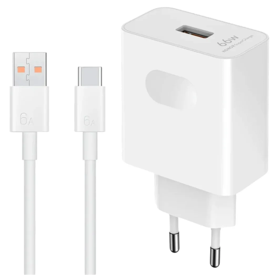 Ładowarka sieciowa Honor SuperCharge Power Adapter 2 USB-A 66W Biały