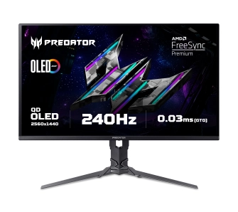 Monitor Acer Predator X27UW3bmiiprx 27" 2K QD-OLED 240Hz 0,03ms Gamingowy