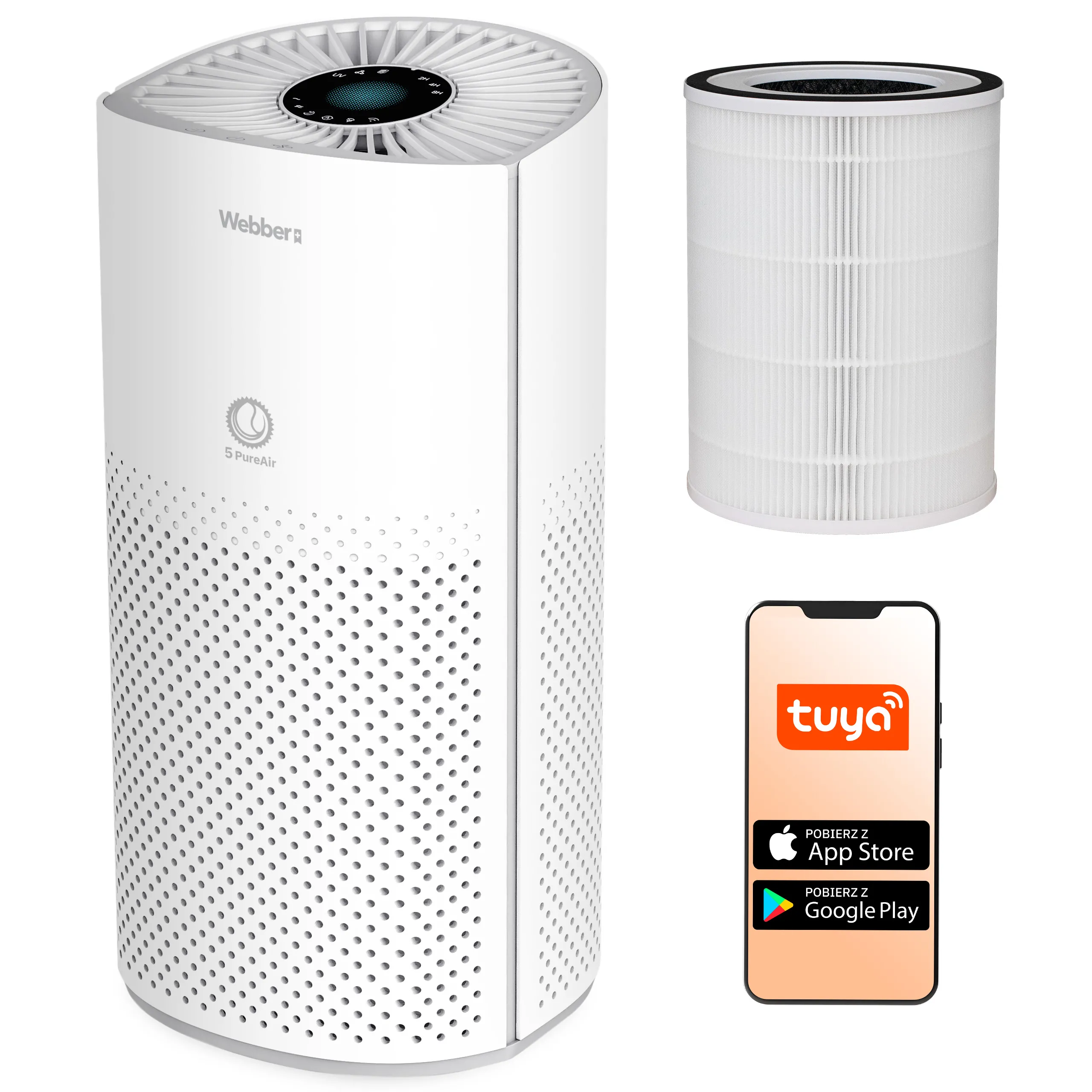 Oczyszczacz powietrza Webber AP8550 Jonizacja