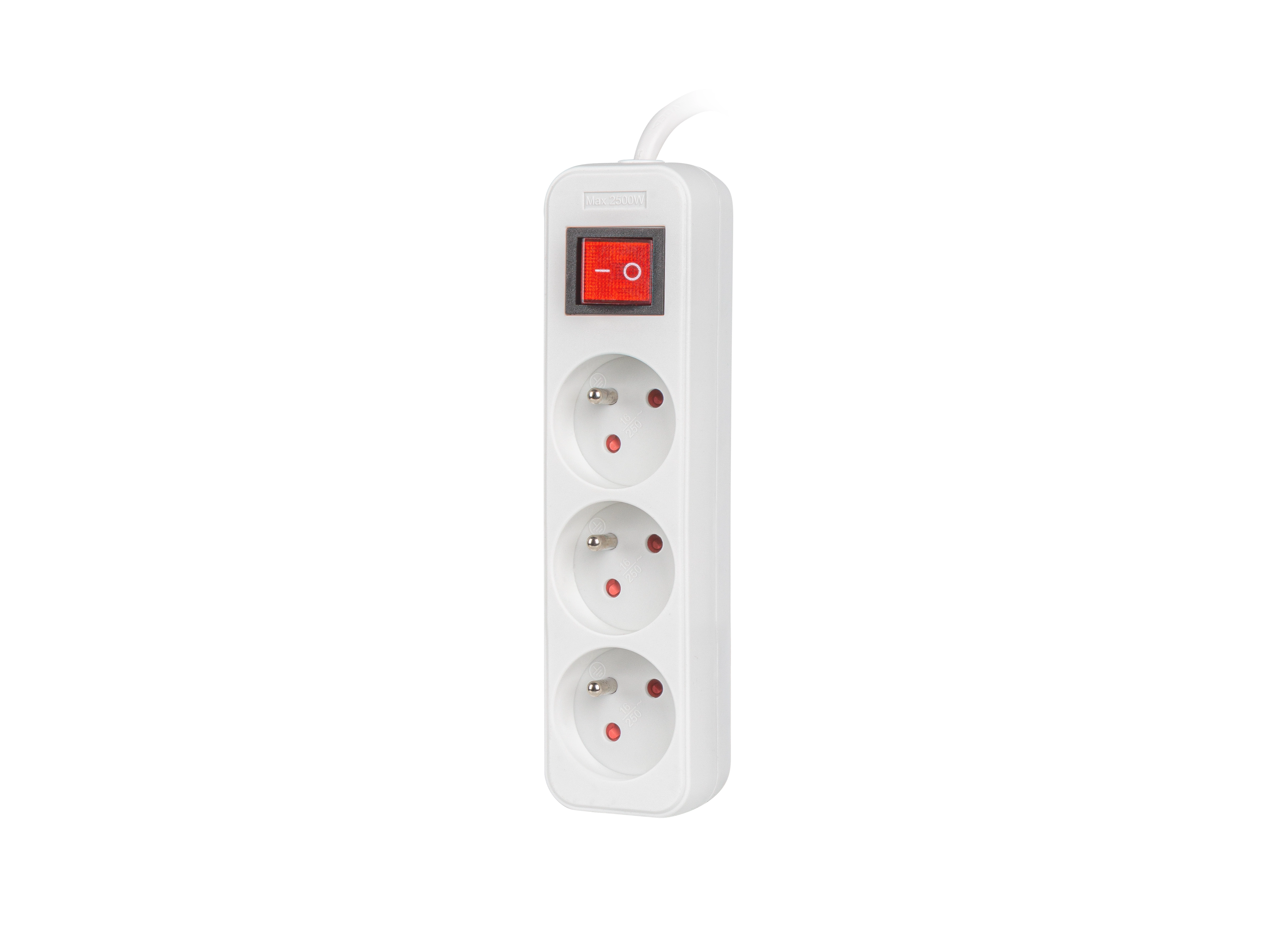 Listwa Lanberg PS1-03E-0150-W 3 gniazda 1,5m Biały