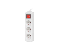 Lanberg PS1-03E-0300-W 3 gniazda 3m Biały