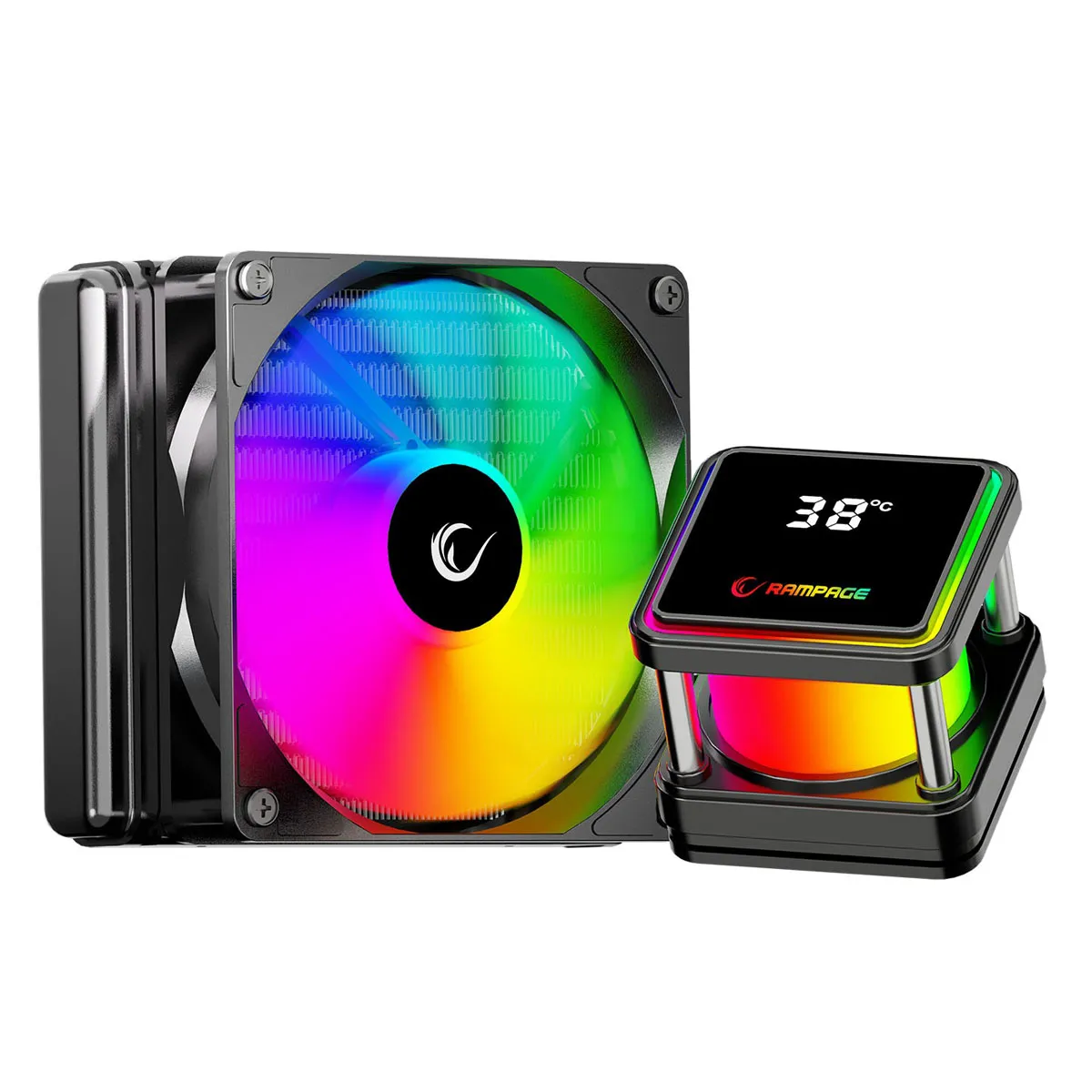 Chłodzenie Rampage Infinite V120 ARGB Czarny